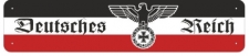 Blechschilder Format 10x45cm