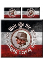Bettwäsche - Die besten Soldaten der Welt XXL mit 2 Kissen und XXL-Decke +++ANGEBOT+++