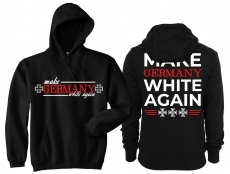 Frauen - Kapuzenpullover - Make Germany White Again - schwarz