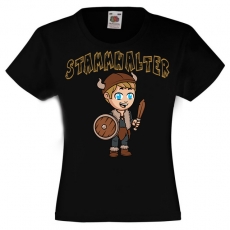 Kinder T-Shirt - Stammhalter - schwarz