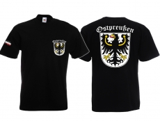 T-Hemd - Ostpreußen - schwarz