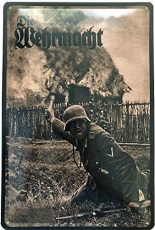 Blechschild - Die Wehrmacht - Handgranatenweitwurf - D101 (72)