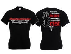 Frauen T-Shirt - Krankenschwester - schwarz