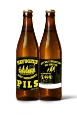 Bier - Refugees not Welcome - 1 Flasche inkl. 0,08€ Pfand - Pils