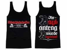 Muskelshirt/Tank Top - Abschiebehelfer - Asylantrag abgelehnt