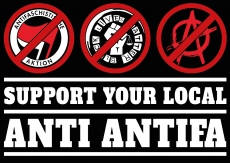 Support Anti-Antifa - Aufkleber Paket 10 Stück