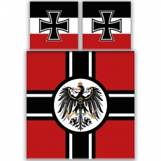 Bettwäsche - Deutsches Reich XXL mit 2 Kissen und XXL-Decke