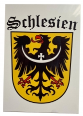 Blechschild KM - Schlesien