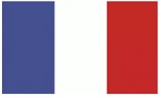 Fahne - Frankreich