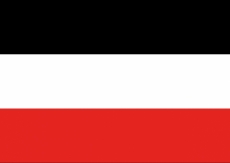 XXL Fahne schwarz-weiß-rot - Aufkleber Paket 10 Stück