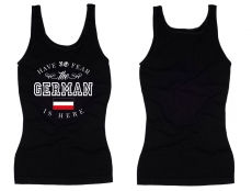 Frauen Top - Have no Fear - the German is here - schwarz