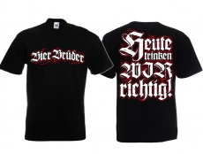 T-Hemd - Bier Brüder - schwarz - Männertag