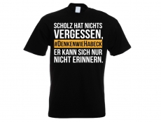 Frauen T-Shirt - #DenkenWieHabeck - Scholz hat nichts vergessen