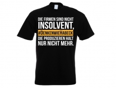 Frauen T-Shirt - #DenkenWieHabeck - Die Firmen sind nicht Insolvent