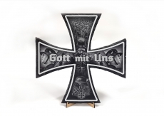 Schieferplatte - Eisernes Kreuz - Gott mit uns