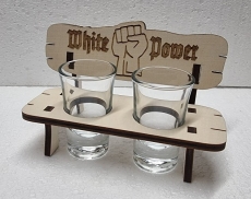 Schnapsglas Set - White Power