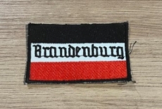 Aufnäher - Brandenburg - schwarz-weiß-rot