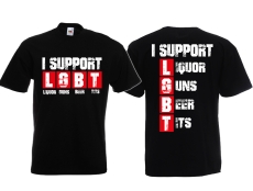 T-Hemd - I Support LGBT