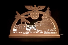 Lichterbogen LED - Deutsche Kriegsmarine - handarbeit