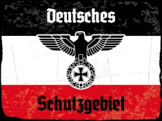 Blechschild - 30x40cm - Deutsches Schutzgebiet - Motiv 4