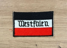 Aufnäher - Westfalen - schwarz-weiß-rot