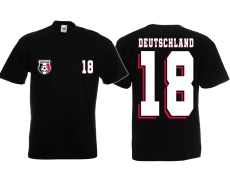 T-Hemd - Fußball - Deutschland - Trikot 18 - Motiv 1