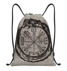 Rucksack mit Kordelzug - Wikinger Kompass