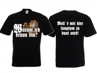 T-Hemd - Warum ich braun bin? 2 - schwarz