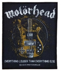 Aufnäher - Motörhead - Lemmys Bass - gewebter Aufnäher