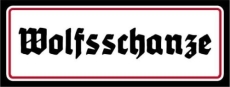 Holzschild - 27x10cm - Wolfsschanze - SWR