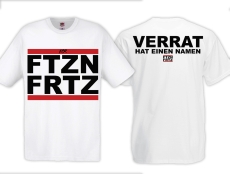 Frauen T-Shirt - FTZN FRTZ - Verrat hat einen Namen - weiß