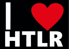 I love HTLR - Aufkleber Paket 50 Stück