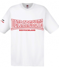 T-Hemd - Ultrarechts - Deutschland - weiß/rot