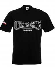 Frauen T-Shirt - Ultrarechts - Sachsen - schwarz