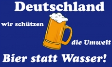 Fahne - Bier - statt Wasser (199)