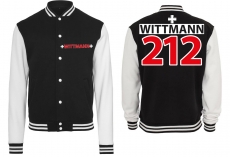 College Jacke - schwarz/weiß - Wittmann