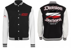 Frauen College Jacke - schwarz/weiß - Division Sachsen