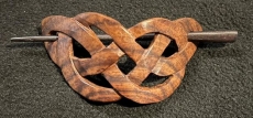 Haarspange - Keltenknoten - Holz