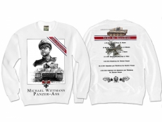 Pullover - Helden für Deutschland - Michael Wittmann - weiß