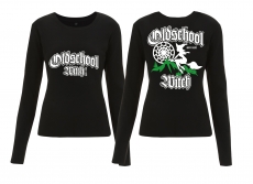 Frauen - Sweatshirt - Old School Witch - schwarz