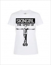 Partner T-Shirt - Skingirl - weiß