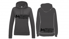 Frauen College Hoodie - Division Sachsen - charcoal