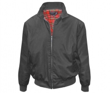 Harrington Jacke - unbedruckt - castlerock-grau