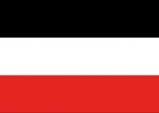 Fahne schwarz-weiß-rot - Aufkleber Paket 10 Stück