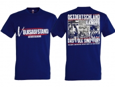 T-Hemd - Volksaufstand - Ostdeutschland - blau
