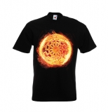 Frauen T-Shirt - Schwarze Sonne - brennend - Motiv 2