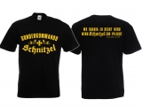 Frauen T-Shirt - Sonderkommando Schnitzel - schwarz/gold