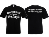Frauen T-Shirt - Sonderkommando Schnitzel - schwarz/weiß