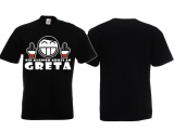 Frauen T-Shirt - Gruß an Greta - schwarz