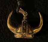 Halskette - Wikinger Helm - Bronze - massiv